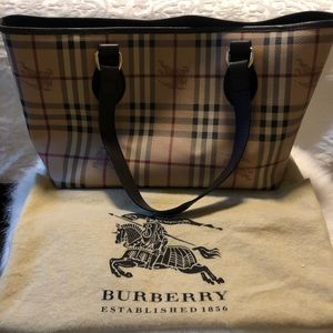 Burberry Haymarket tote
